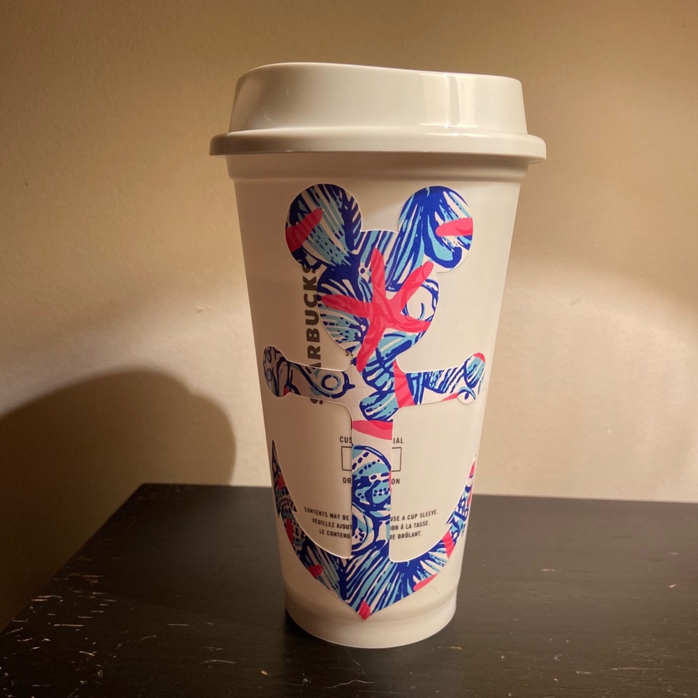 Disney Inspired Lilly Pulitzer Starbucks Hot Cup